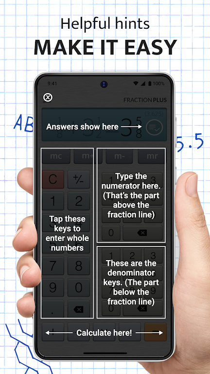 Fraction Calculator Plus