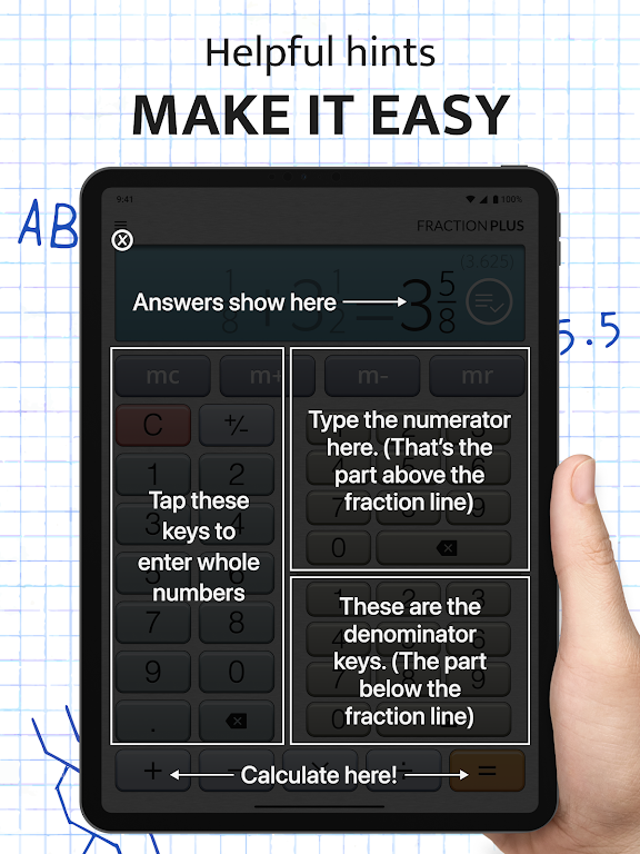 Fraction Calculator Plus