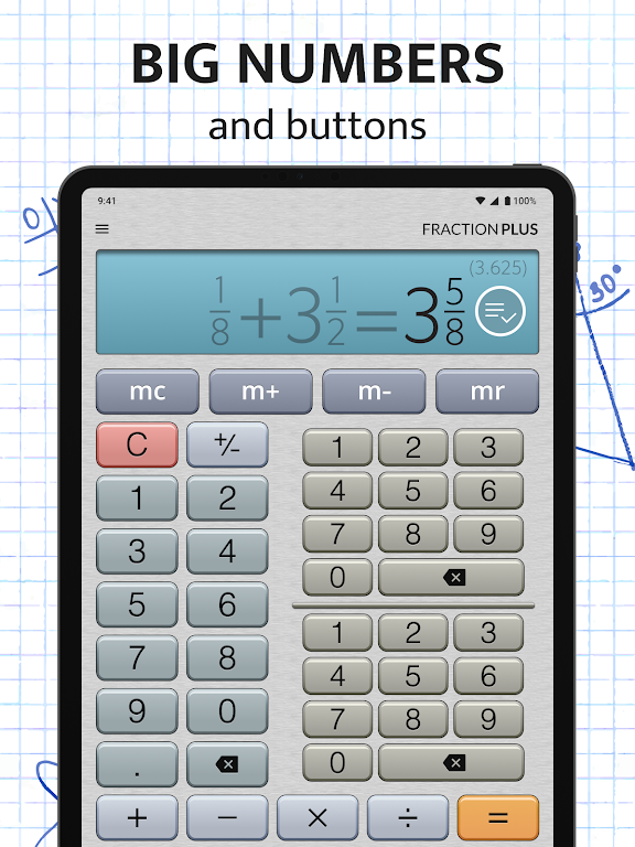 Fraction Calculator Plus