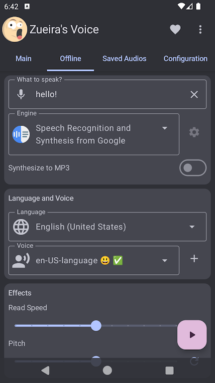 Zueira’s Voice: Text to Speech