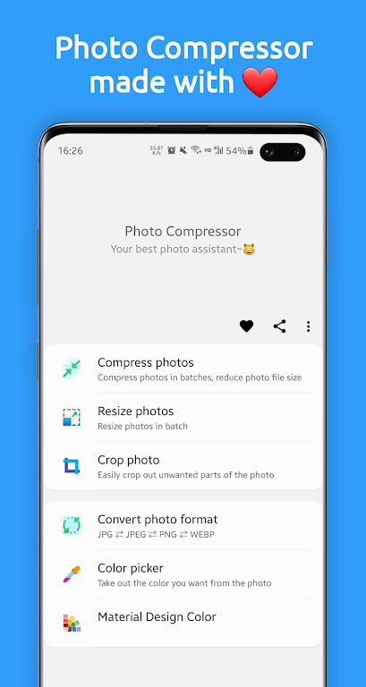 Photo Compressor and Resizer