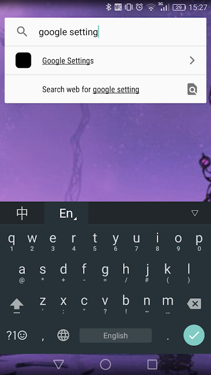 Launch Google Settings
