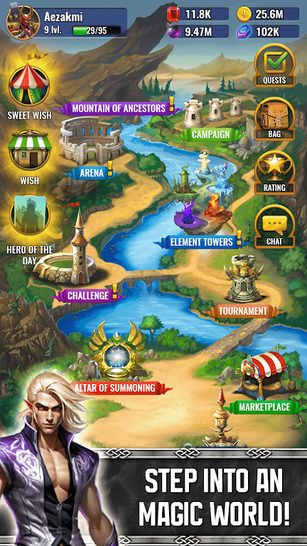 Magic World Match-3 RPG