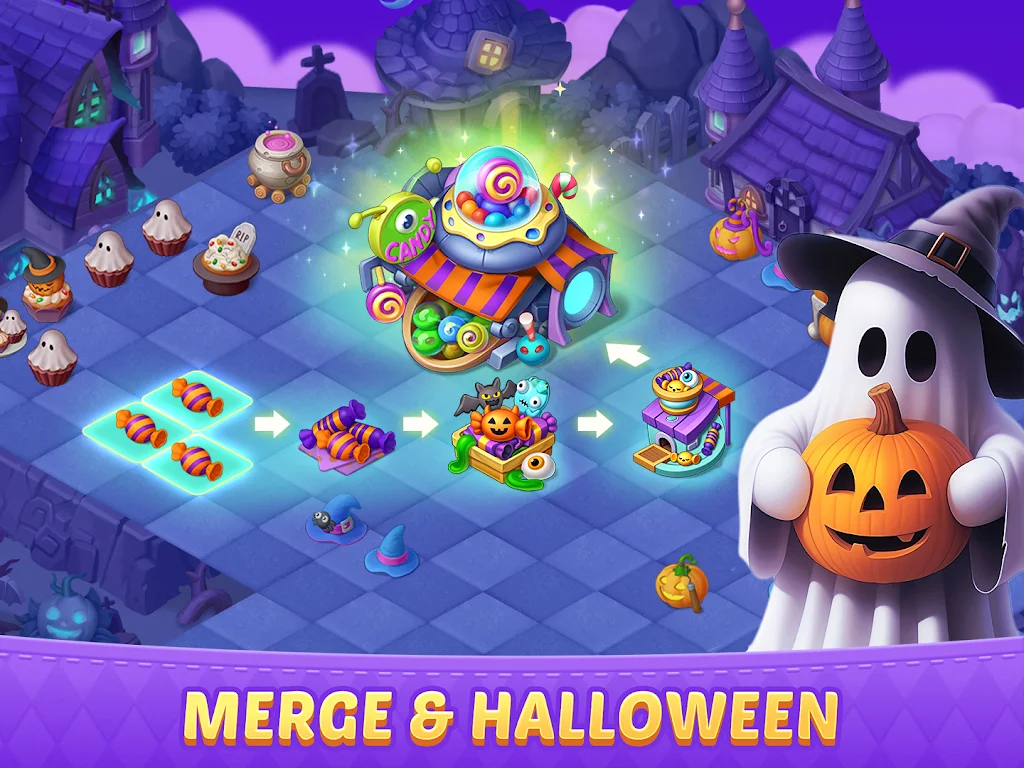 Merge Witches: Magic Puzzle