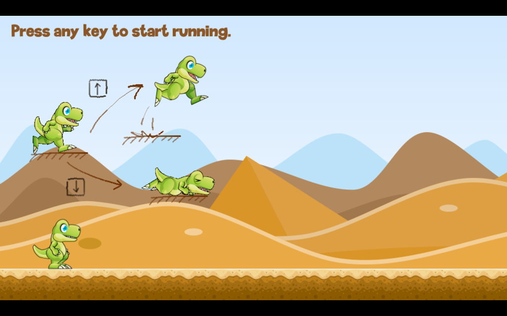 T-Rex Chrome Dino Game