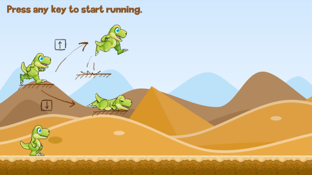 T-Rex Chrome Dino Game