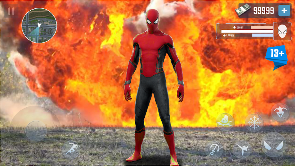 Spider Rope Hero - Gangster New York City