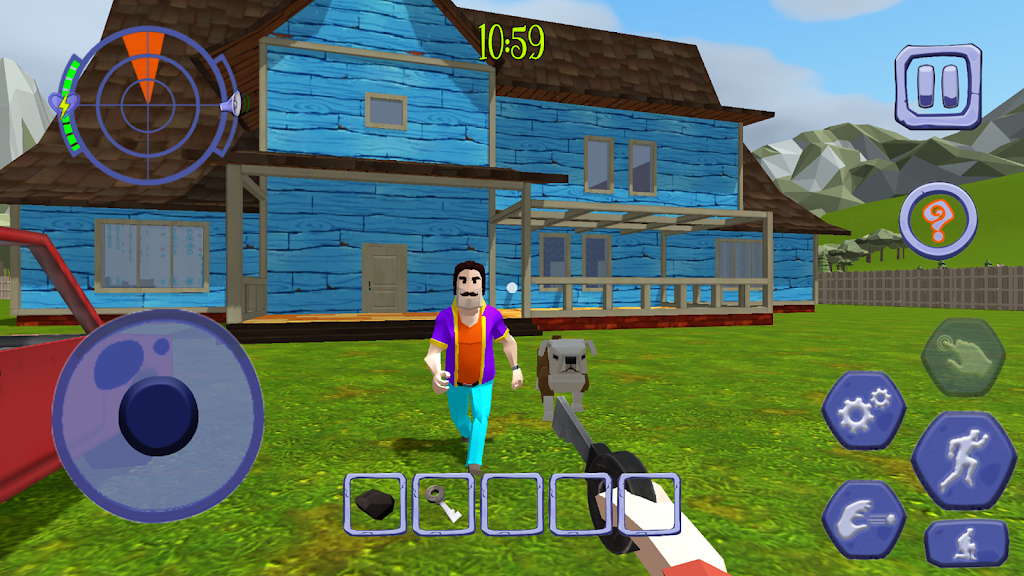 Scary Clown Man Neighbor