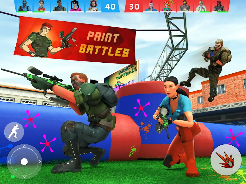 Paintball Shooting Game 3D