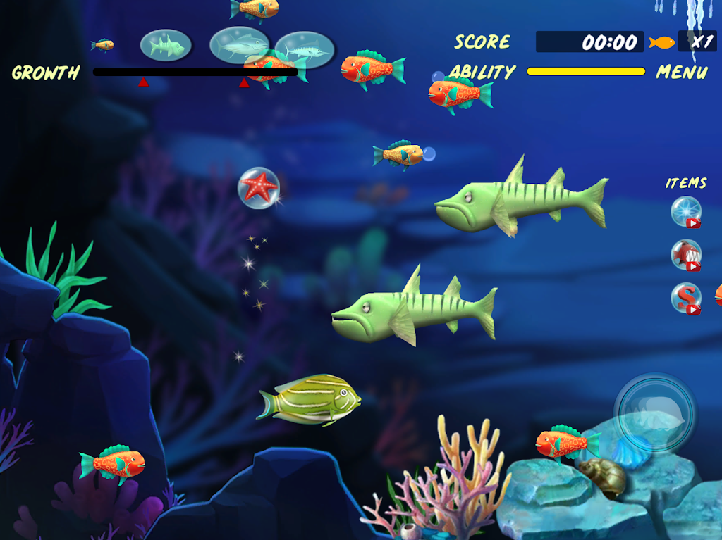 Let Me Eat :Big fish eat small