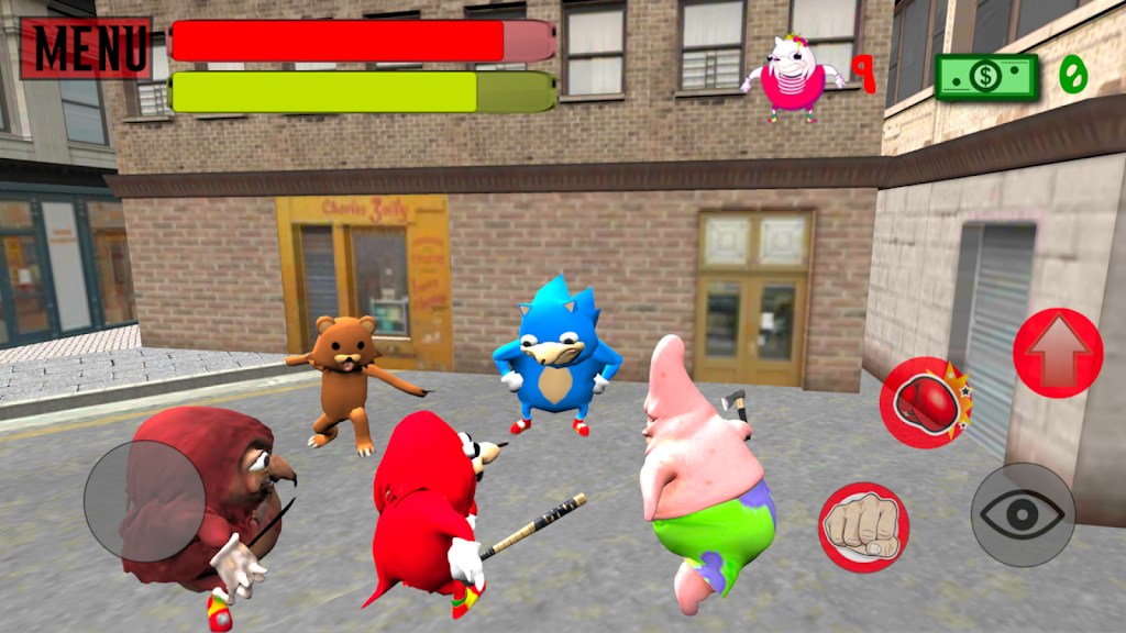 Ugandan Simulator. Knuckles 3D