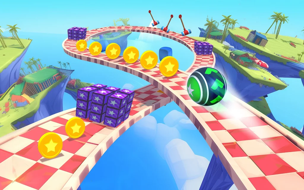3D Super Rolling Ball Race