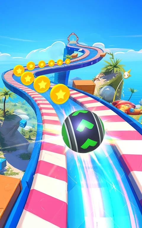 3D Super Rolling Ball Race