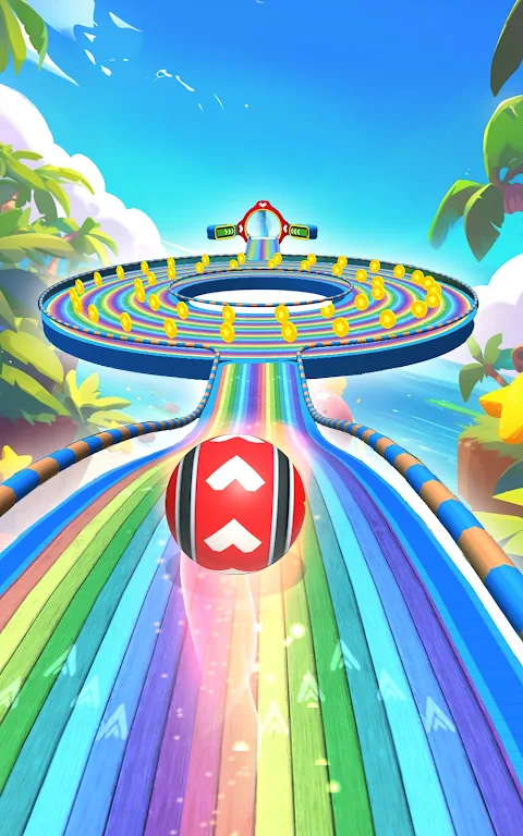 3D Super Rolling Ball Race