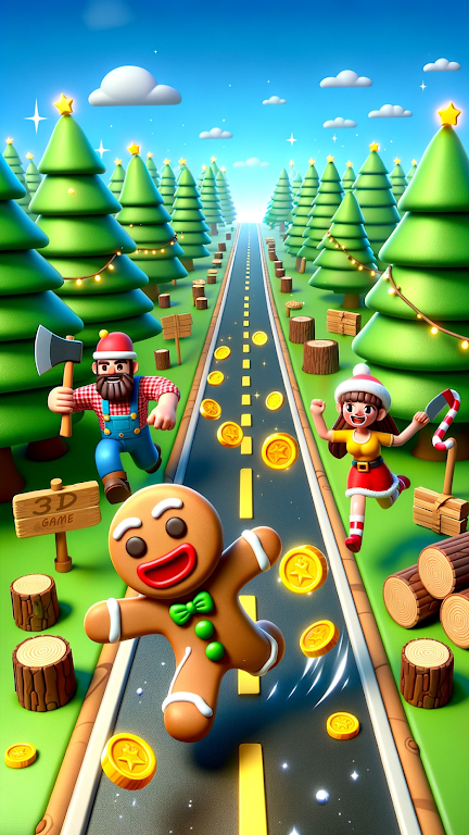 Gingerbread Man escape 3D