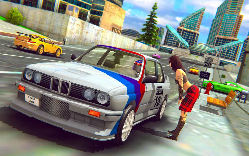 Flying Taxi Simulator Car Game