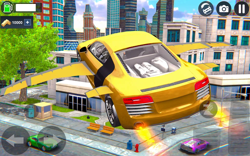 Flying Taxi Simulator Car Game