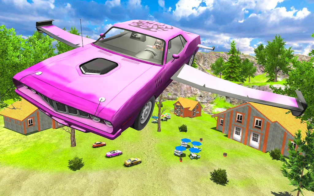 Flying Taxi Simulator Car Game