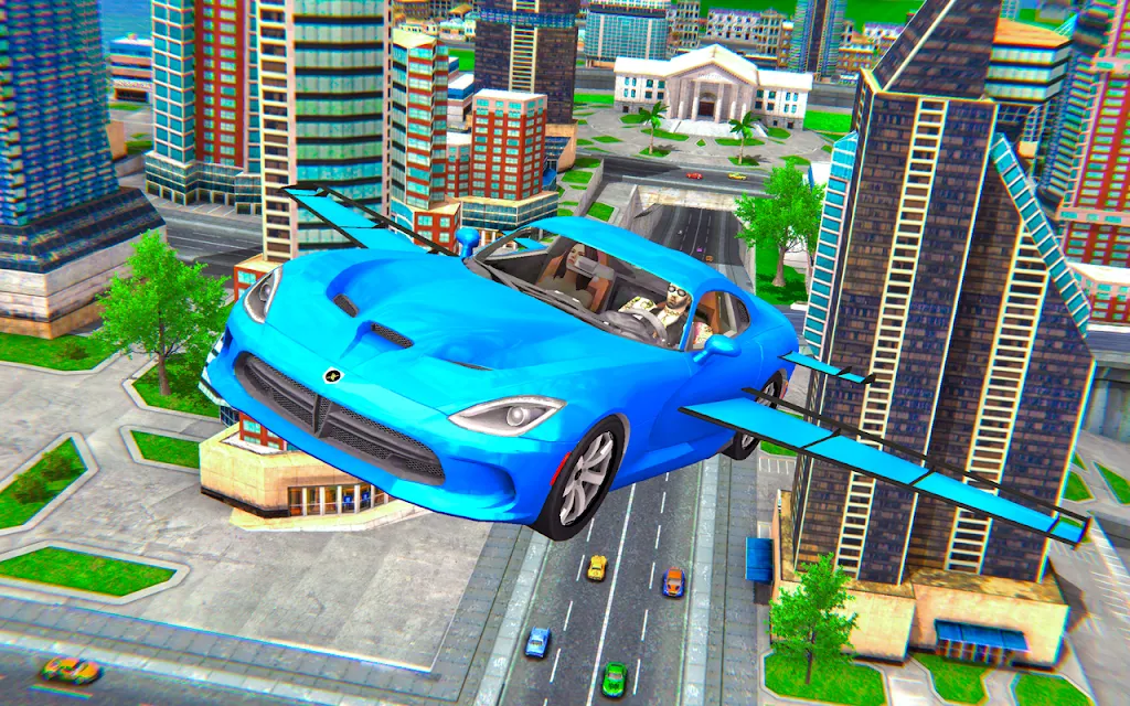 Flying Taxi Simulator Car Game