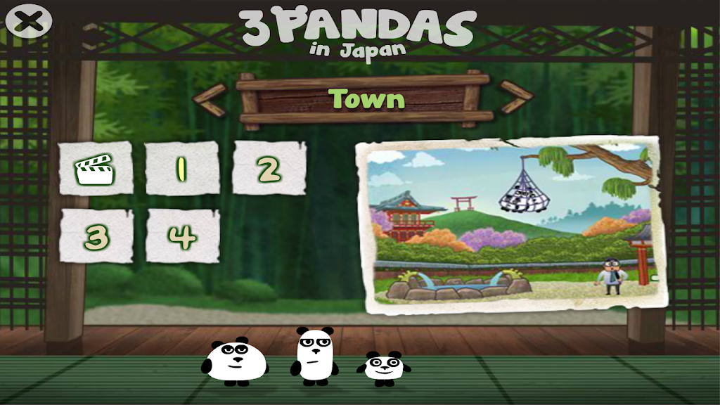 3 Pandas in Japan Adventure