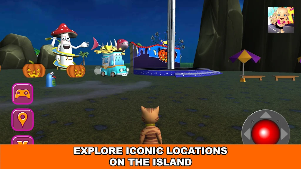 Halloween Cat Theme Park 3D