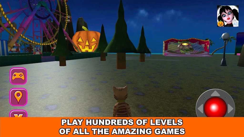 Halloween Cat Theme Park 3D