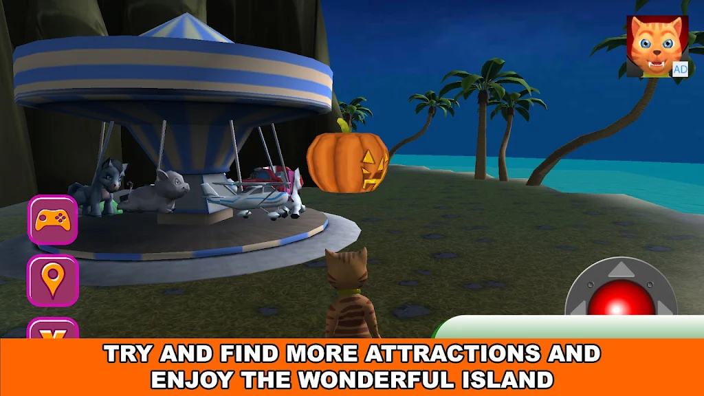 Halloween Cat Theme Park 3D