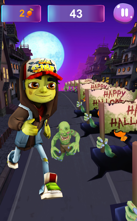 Subway Zombie Surfers: Run & Dash Halloween Game
