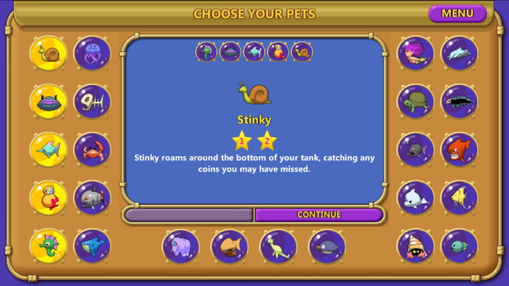 Insaniquarium Deluxe Feed Fish Fight Alien