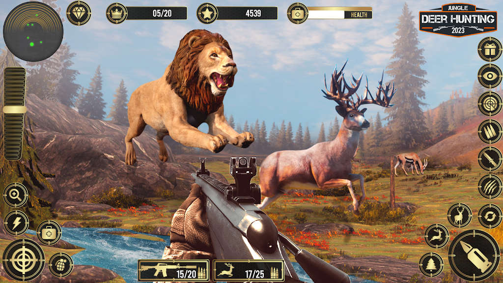 Jungle Deer Hunting Games 3D