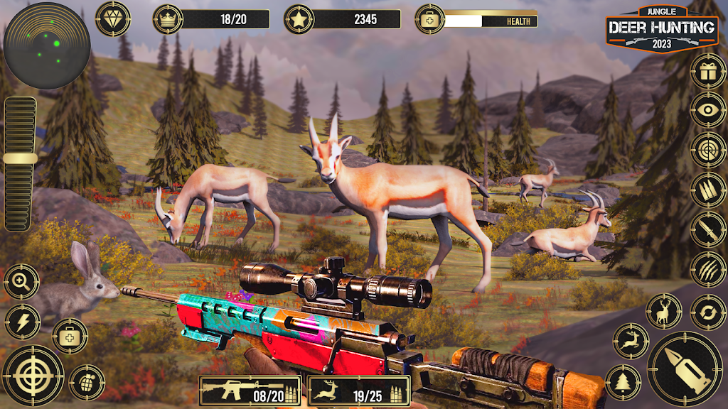 Jungle Deer Hunting Games 3D