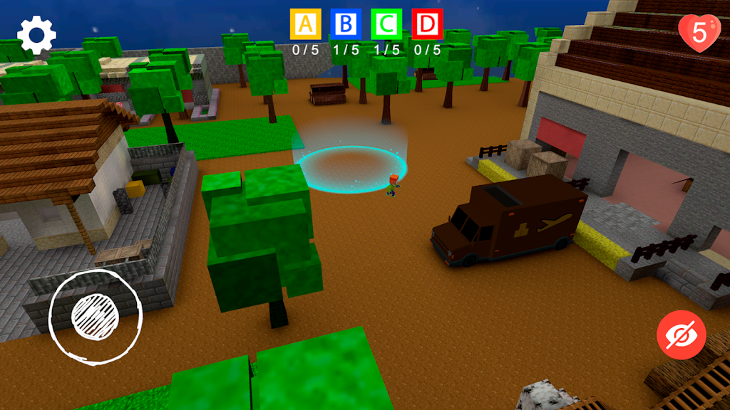 Craft Colored Friends Blue Box