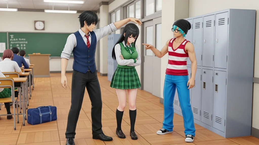 High School Fighting Game