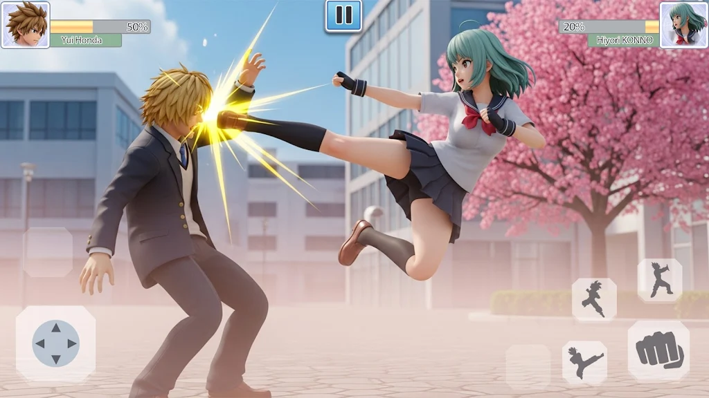 High School Fighting Game