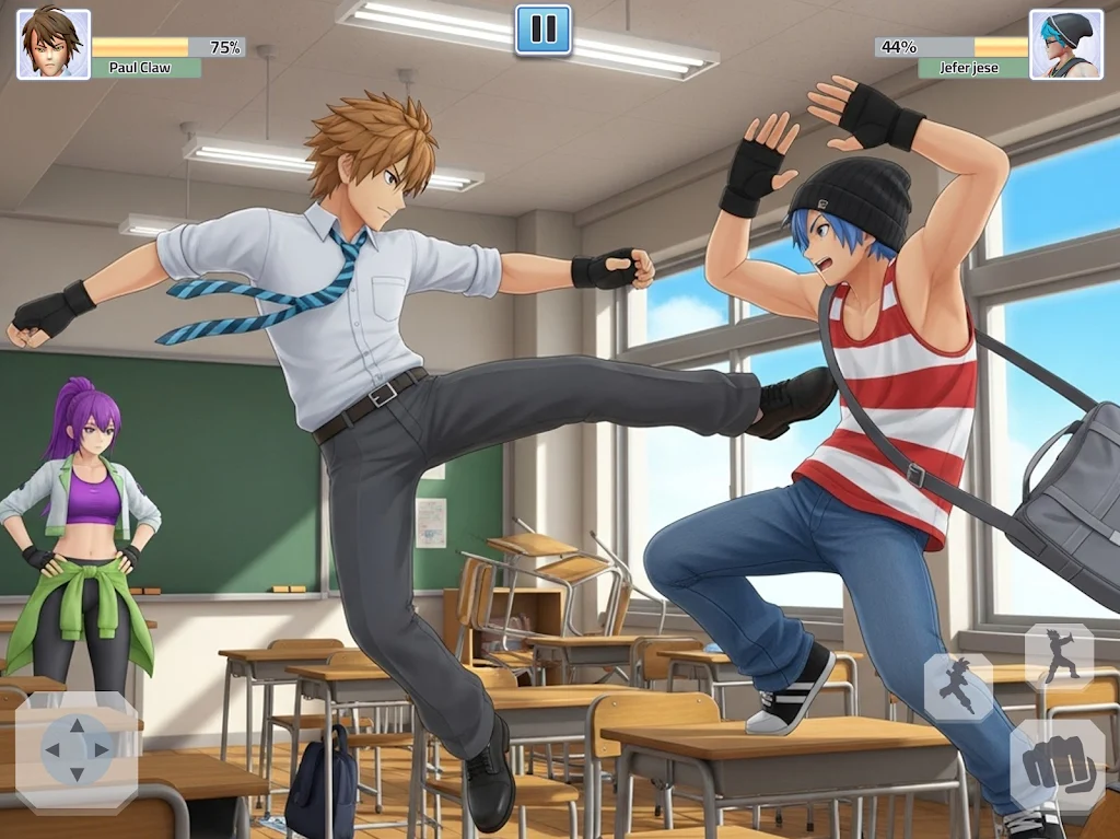 High School Fighting Game
