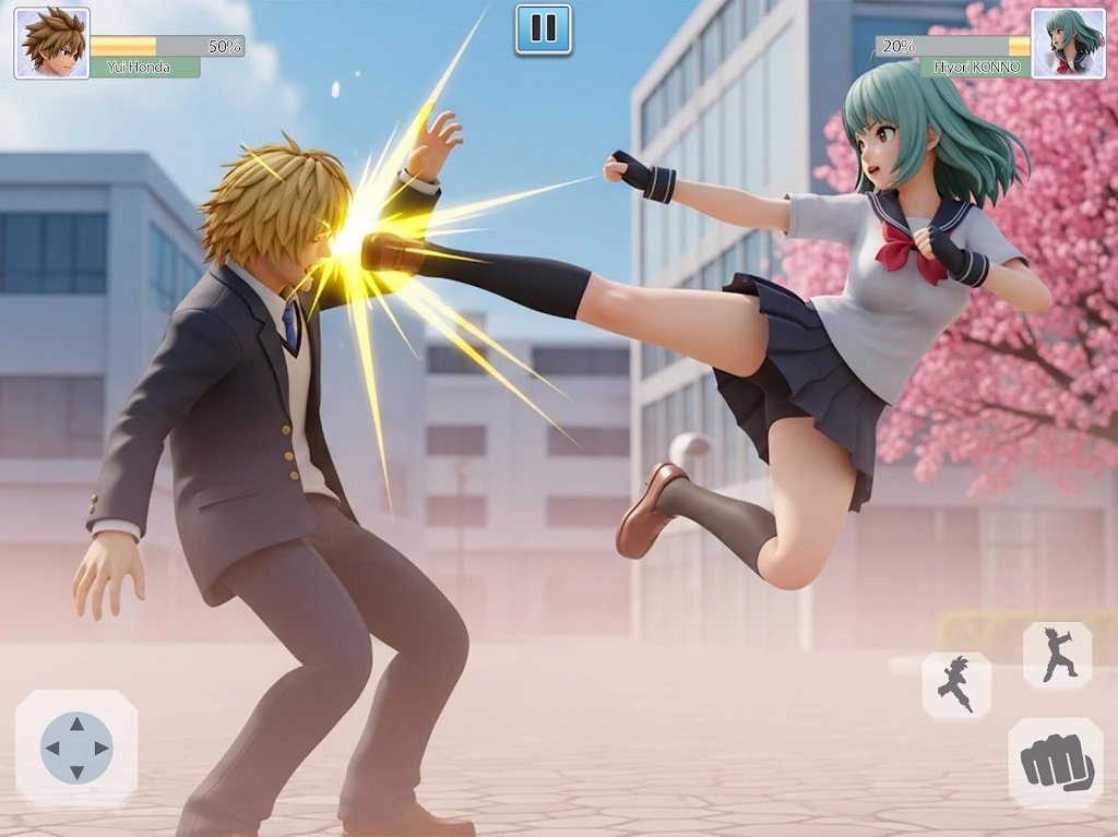 High School Fighting Game