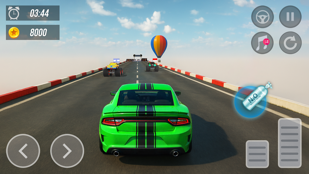 Superhero Car: Mega Ramp Games