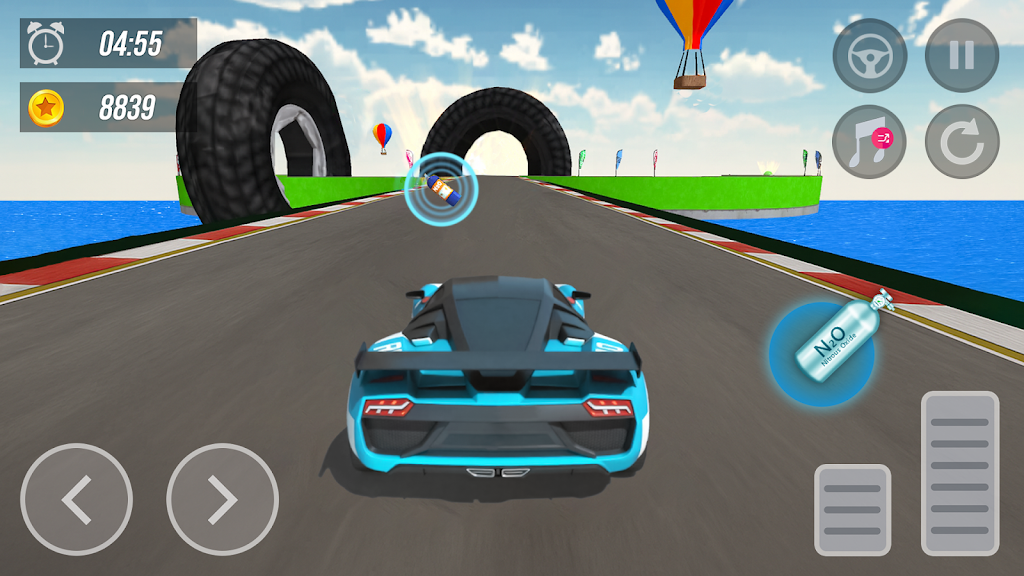 Superhero Car: Mega Ramp Games