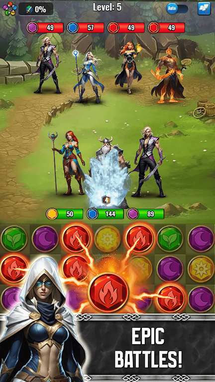 Magic World Match-3 RPG