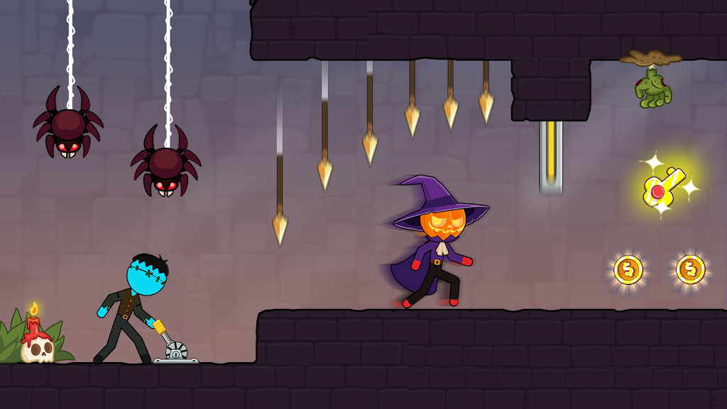 Fire and Water Stickman 2