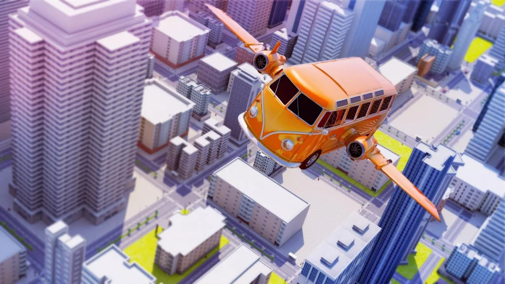 US Flying Bus Driving 2019