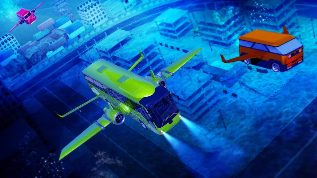 US Flying Bus Driving 2019