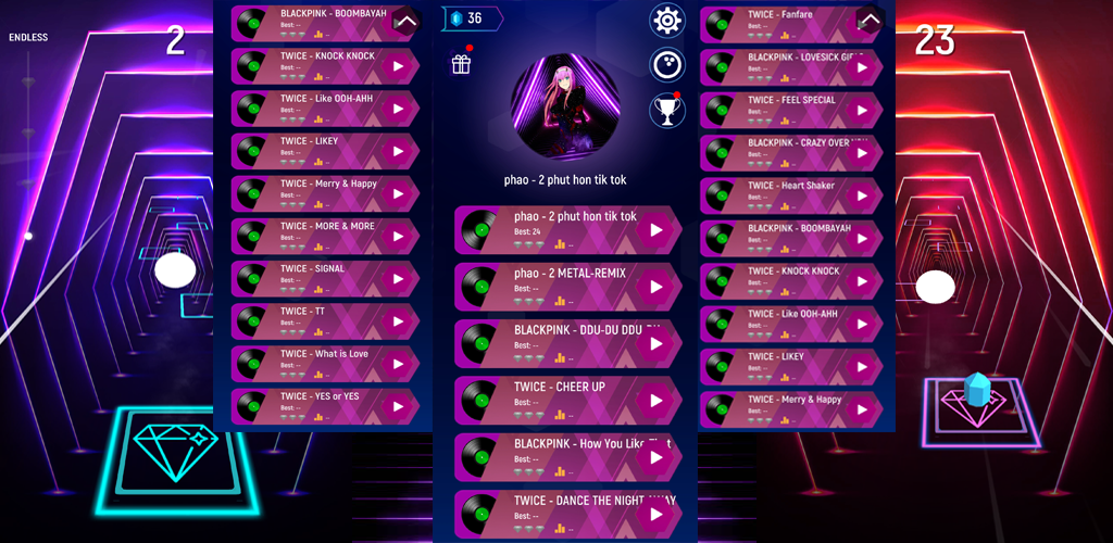 Phut Hon : Phao 2 Hop tiles