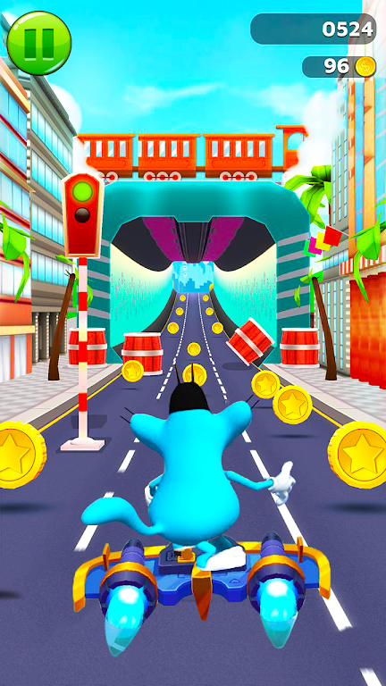 Oggy & Cockroaches Subway Run