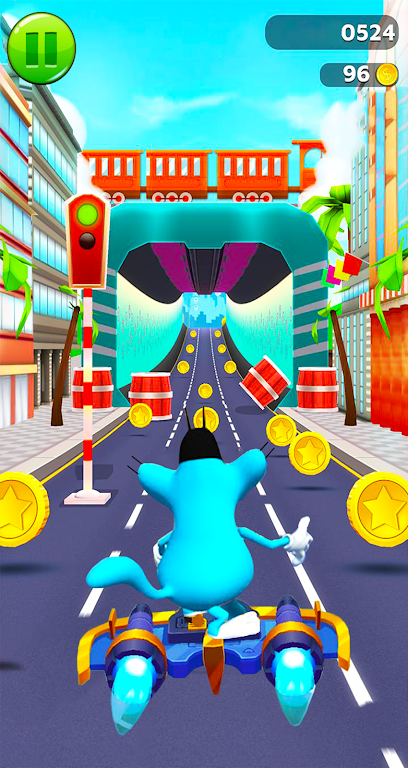 Oggy & Cockroaches Subway Run