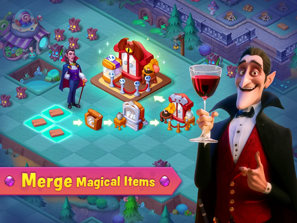 Merge Vampire: Monster Mansion