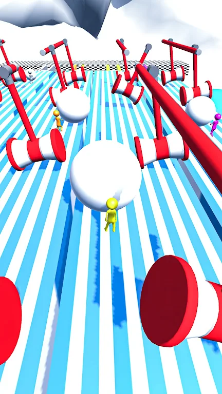 Snowman Run: Snow Race Games