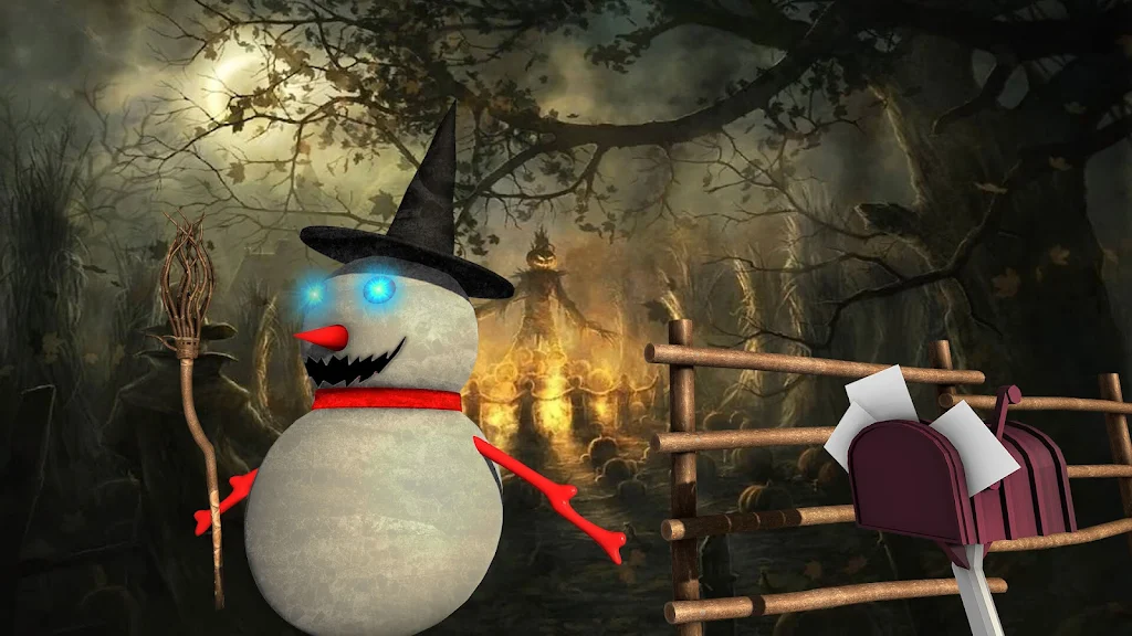 Evil Scary Snowman  Games 3d
