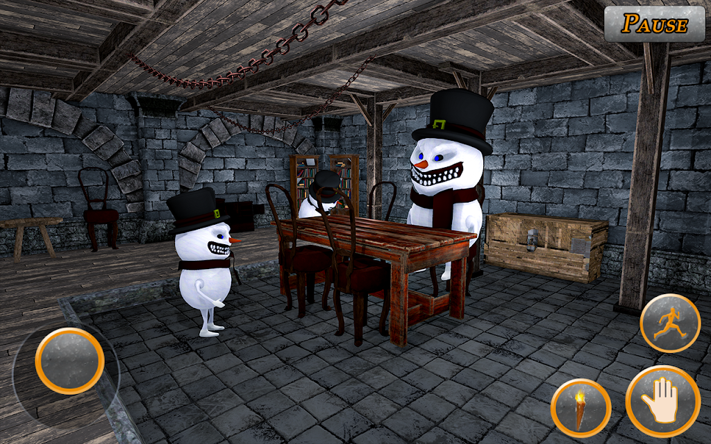 Evil Scary Snowman  Games 3d