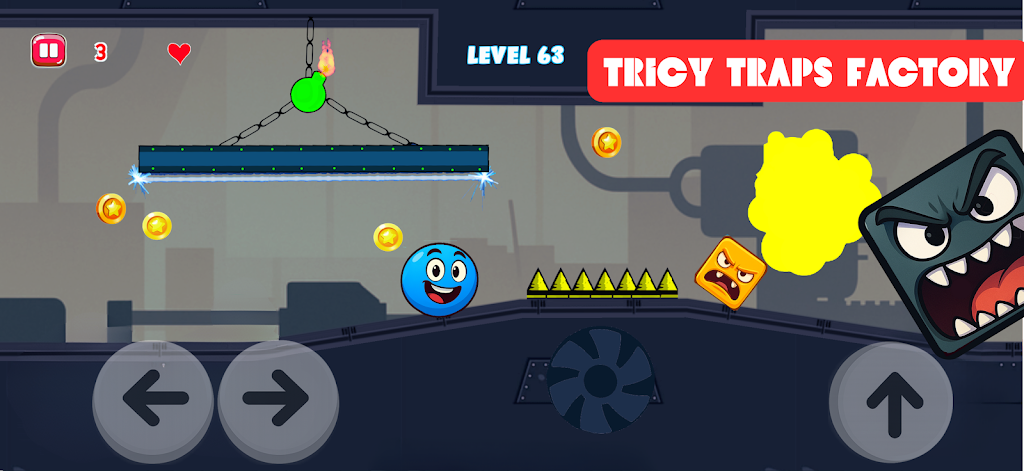 Red Hero 4 - red bounce ball 5